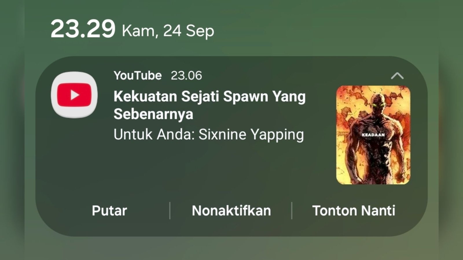 Kekuatan Sejati Spawn Yang Sebenarnya