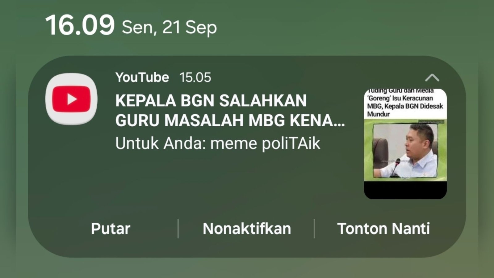 KEPALA BGN SALAHKAN GURU MASALAH MBG KENAPA? #meme #mbg #viral #prabowo