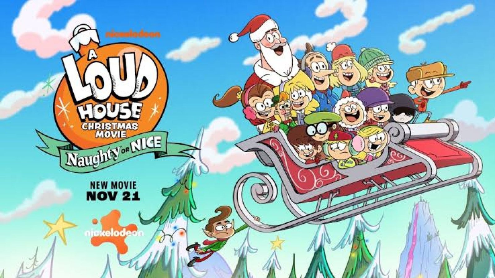 ⁣A  Loud House Christmas Movie: Naughty or Nice