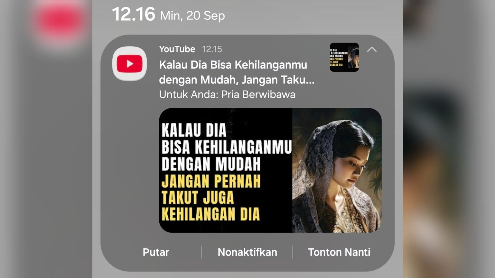 ⁣Kalau Dia Bisa Kehilanganmu dengan Mudah, Jangan Takut Kehilangan Dia