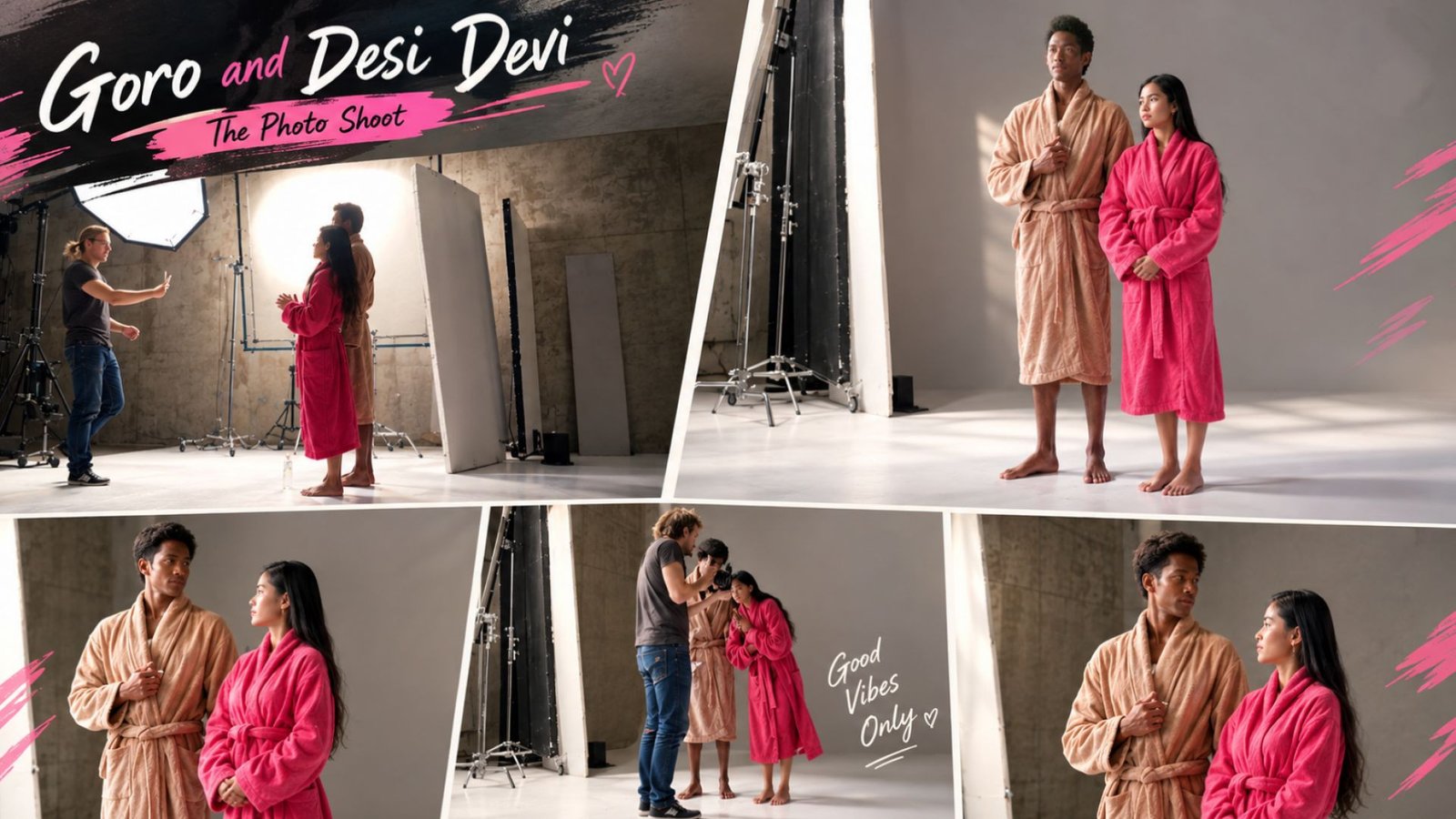 ⁣Goro and Desi Devi The Photo Shoot