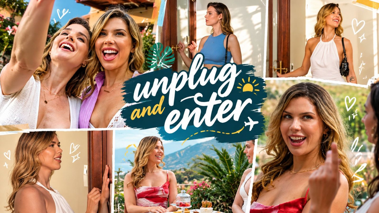 ⁣Unplug and enter