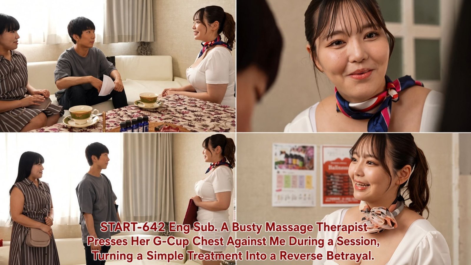 ⁣START-642 Eng Sub. A Busty Massage Therapist Presses Her G-Cup Chest Against Me During a Session, Tu