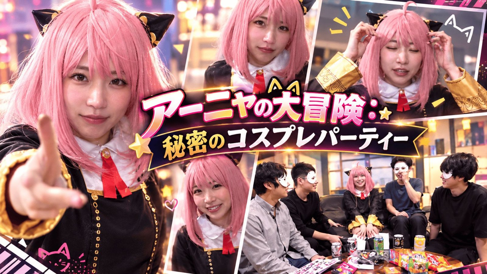 ⁣Anya's Big Adventure: The Secret Cosplay Party