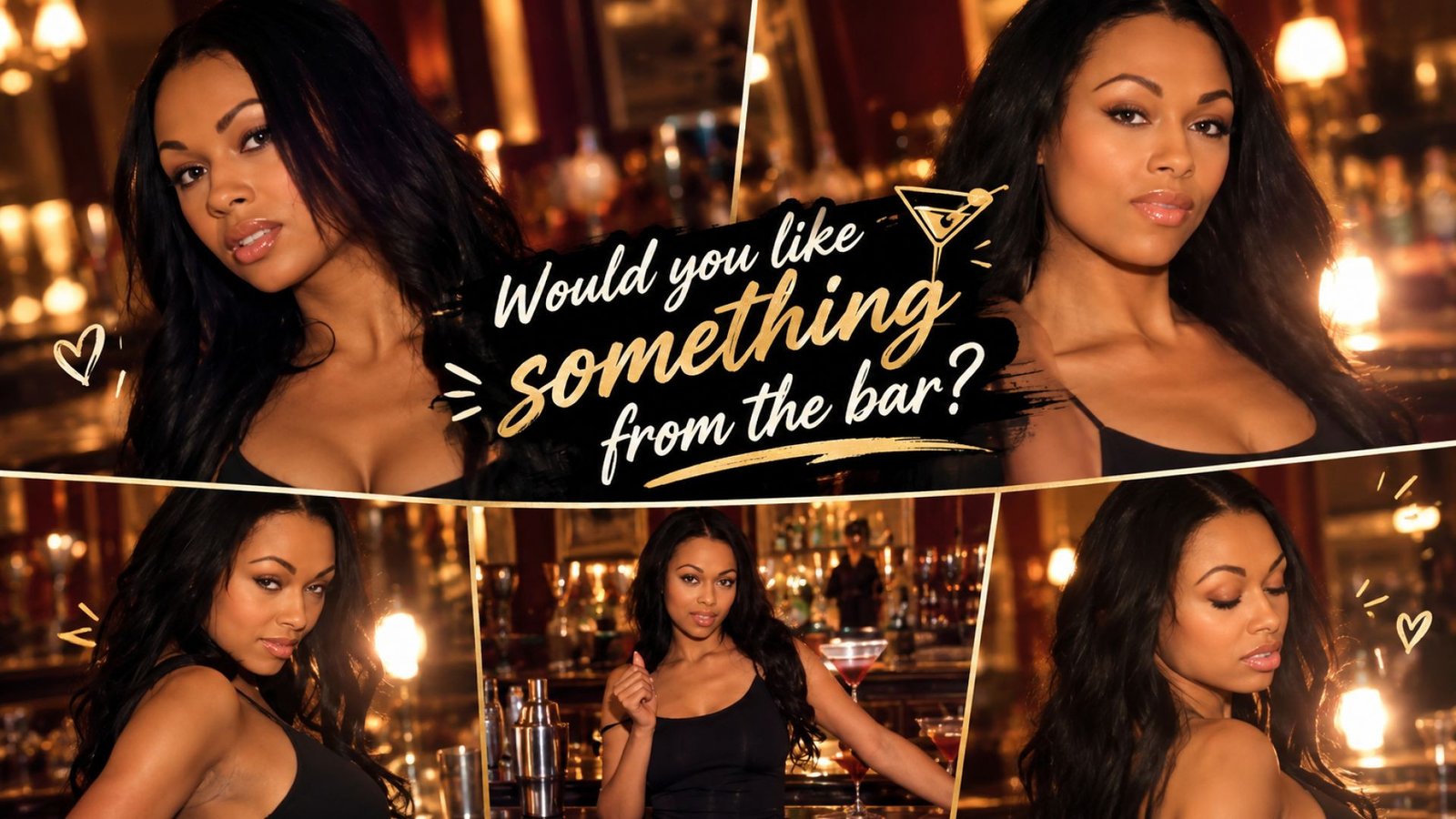 ⁣Would you like something from the bar?