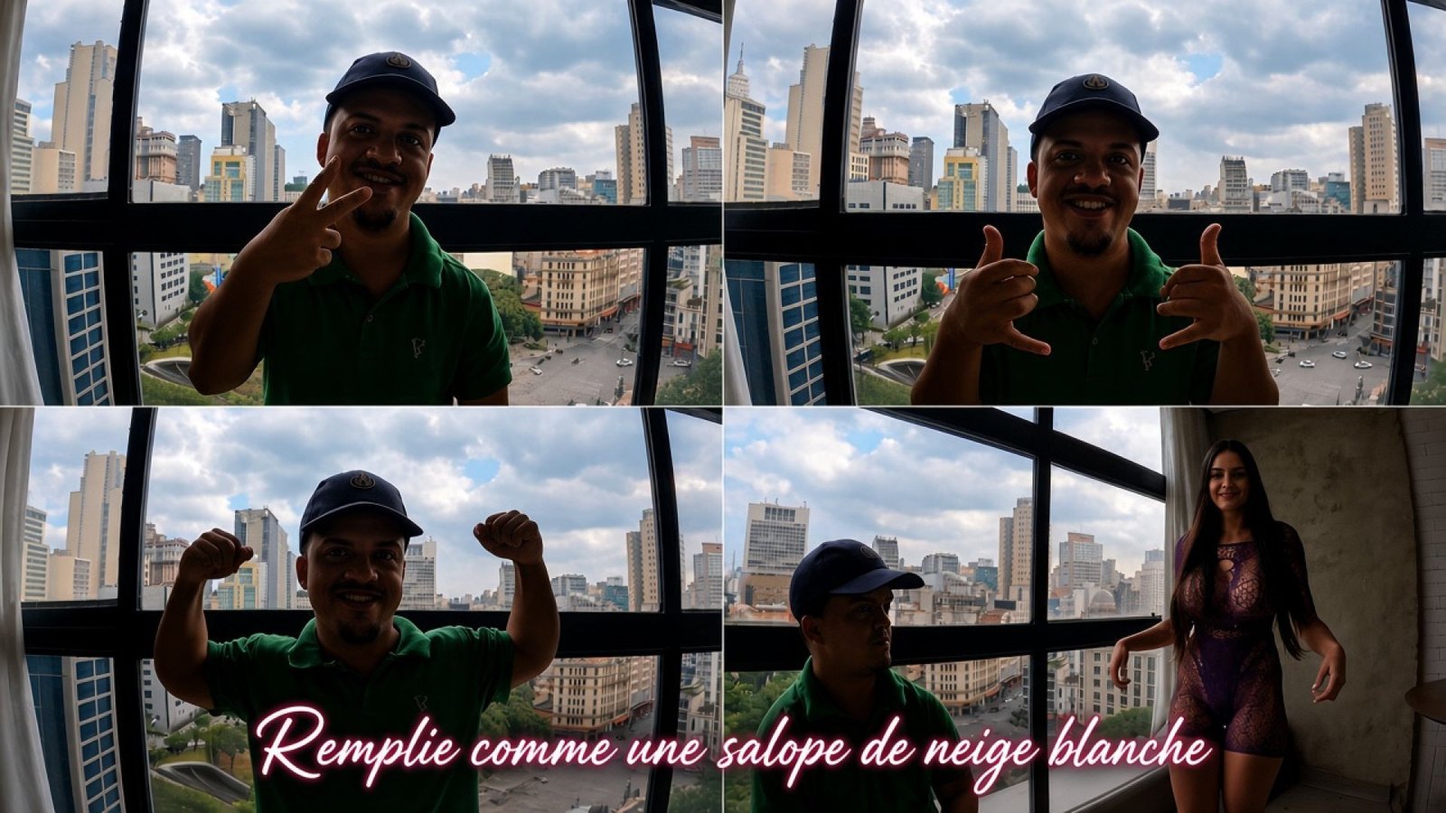 Remplie comme une salope de neige blanche.