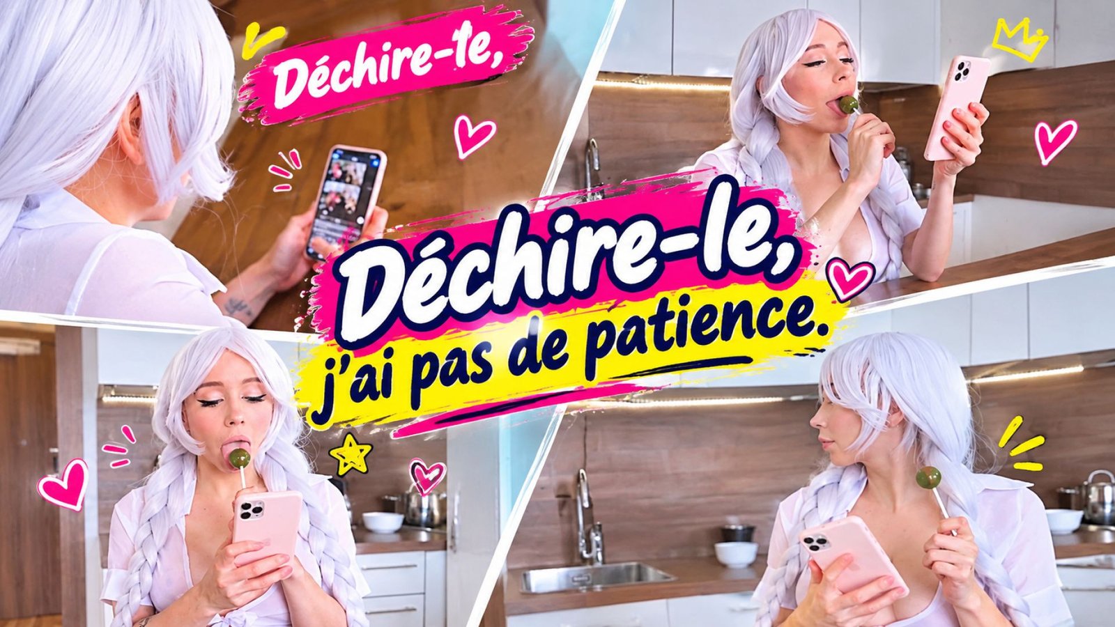 ⁣Déchire-le, j'ai pas de patience.