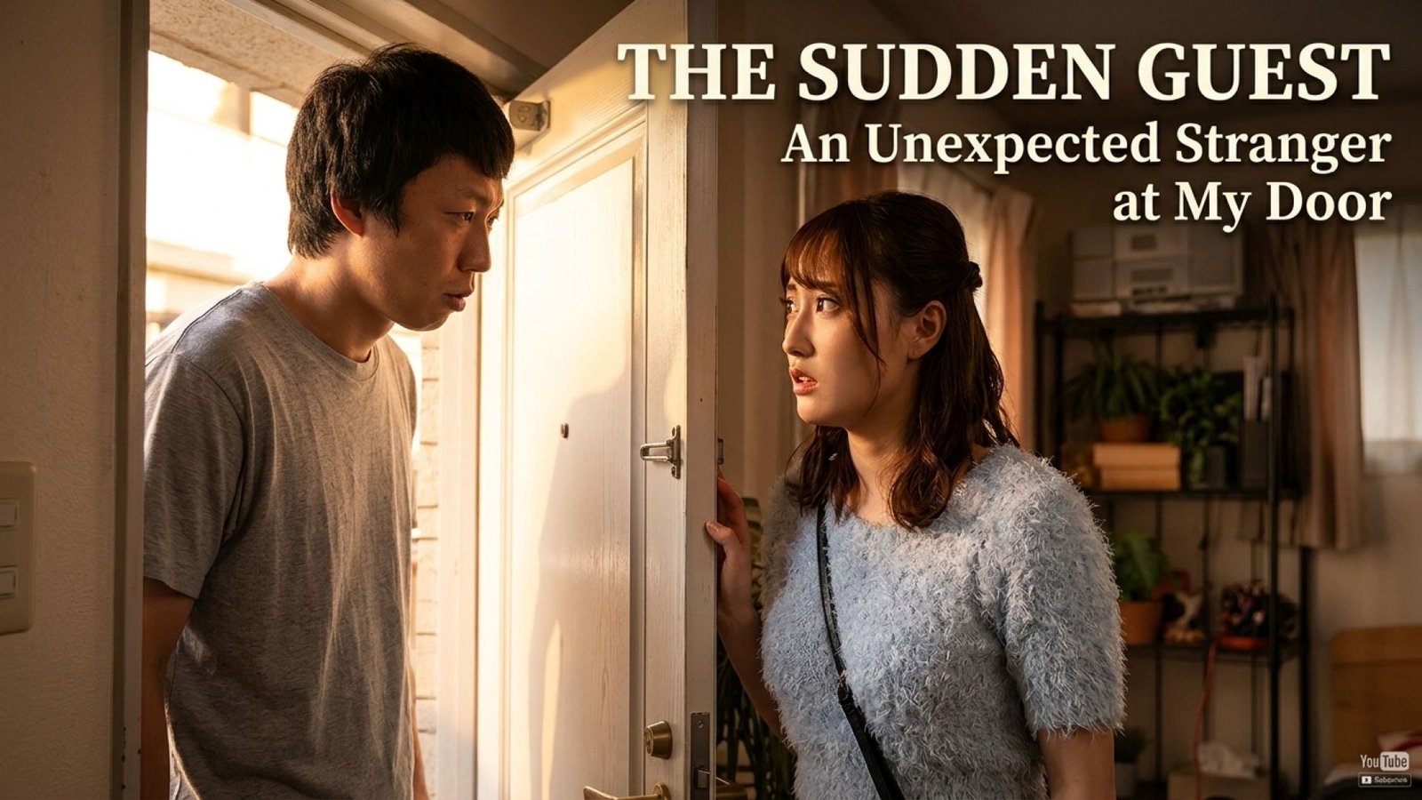⁣The Sudden Guest: An Unexpected Stranger at My Door